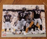 Bart Scott, Ray Lewis signed autographed 8x10 Photo with coa