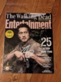 Steven Yeun autographed 8x10 photo with coa