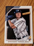 Spencer Torkelson RC autographed card w/coa sticker only