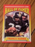 Franco Harris autographed card w/coa