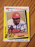 Joe Morgan autographed card w/coa sticker only
