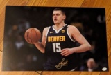 Nikola Jokic autographed photo with coa