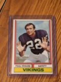 Paul Krause 1974 Topps #82 Vikings HOF
