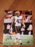 John Jonson autographed 8x10 photo with beckett coa stamp-sticker