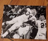 Kevin Mack Autographed 8x10 photo with Beckett COA sticker-stamp