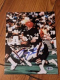 Greg Pruitt autographed 8x10 photo with beckett coa sticker