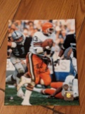 Mike Pruitt autographed 8x10 photo w/ beckett coa sticker / Beckett Witnessed on 6-30-2021 in OHIO