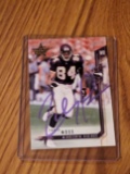 Randy Moss autographed card w/coa