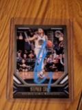 Stephen Curry autographed card w/coa