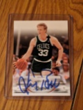 Larry Bird autographed card w/coa