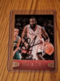 James Harden autographed card w/coa