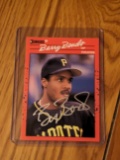 Barry Bonds autographed card w/coa