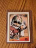 Jerry Rice autographed card w/coa