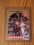 David Robinson autographed card w/coa
