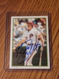 Mike Schmidt autographed card w/coa