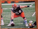 JC tretter Autographed 8x10 photo w/beckett coa sticker-witnessed