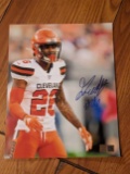 Greedy Williams autographed 8x10 photo with coa sticker only