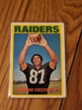 1972 Topps #143 Raymond Chester Oakland Raiders Rookie Original Vintage