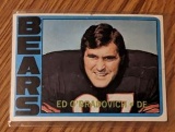 1972 TOPPS Vintage Football Trading Card #197 - ED O'BRADOVICH, Chicago Bears