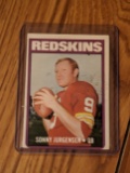 Vintage 1972 Sonny Jurgensen Topps Football Card #195