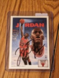 Michael Jordan autographed card w/coa
