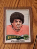1975 Topps - #350 Otis Armstrong (RC)
