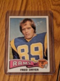 1975 Topps Fred Dryer Los Angeles Rams #312