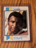 Willie Lanier 1973 Topps Football #410 Hofer
