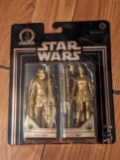 Un-opened Star Wars Commemorative Skywalker Saga (2019) Hasbro Gold Kylo Ren & Rey Figure