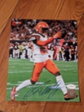 Greedy Williams autographed 8x10 photo with coa sticker