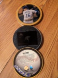 1997 MLB TOPPS SCREEN PLAY MOVING ACTION BASEBALL CARD & TIN HIDEO NOMO DODGERS