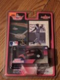 White Rose-FLEER 2001 Cincinnati Reds Die Cast PT CRUISER w/ Ken Griffey Jr Card