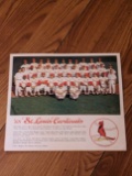 1968 ST. LOUIS CARDINALS NL CHAMPS BASEBALL team photo