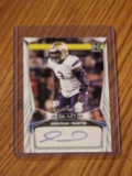JEREMIAH MARTIN RC AUTO WHITE 2023 LEAF DRAFT FOOTBALL #BA-JM3 (AU, RC) BROWNS