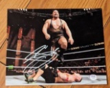 Paul Donald Wight II(big show) autographed 8x10 photo with PSA COA