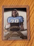 2008 Bowman Sterling Blue Jerseys 025/309 SP Chris Johnson #156 Rookie RC
