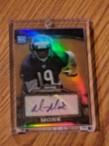 2008 Bowman Sterling Gold Refractor 1036/1050 SP Marcus Monk #138 Rookie Auto RC