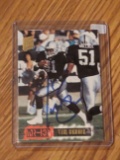Tim Brown autographed card w/coa