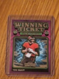 2021 Panini Contenders Tom Brady Winning Ticket Purple #WT-TBR Buccaneers Insert