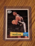 Tim Duncan 2007-08 Topps 50th Anniversary #21 NBA Basketball Card Spurs