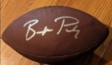 Brock Purdy autographed football with coa