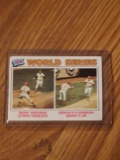 1977 Topps Vintage Baseball Card 1976 World Series Johnny Bench Cincinnati MLB