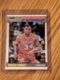1987 Fleer Basketball #9 of 132 Charles Barkley hofer