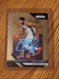 Joel Embiid autographed card w/coa