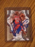 Vince Carter autographed card w/coa