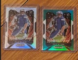 x2 zach wilson rc prizm lot silver and green