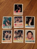 x7 Vintage 1978 nba lot; tom mcmillen/ ken charles/ alvan adams/tom boswell/mitch kupchak/ jones,etc