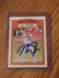 MIKE TROUT autographed card w/coa