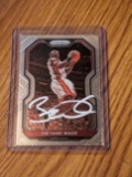 Dwayne Wade autographed card w/coa