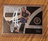 Nikola Jokic autographed card w/coa